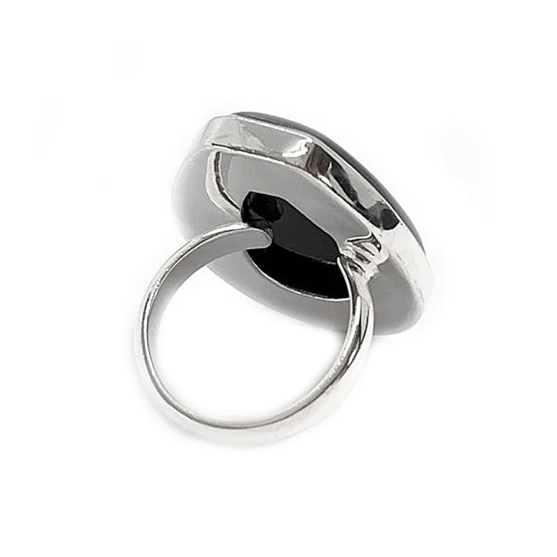 Lilith Black Onyx Statement Ring