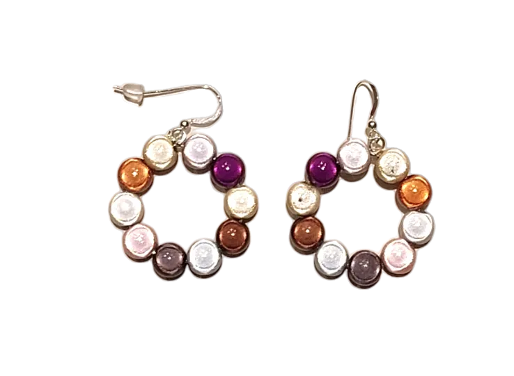 Linda Toye Jewellery - Jackie O Earrings Multicolor