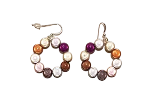 Linda Toye Jewellery - Jackie O Earrings Multicolor