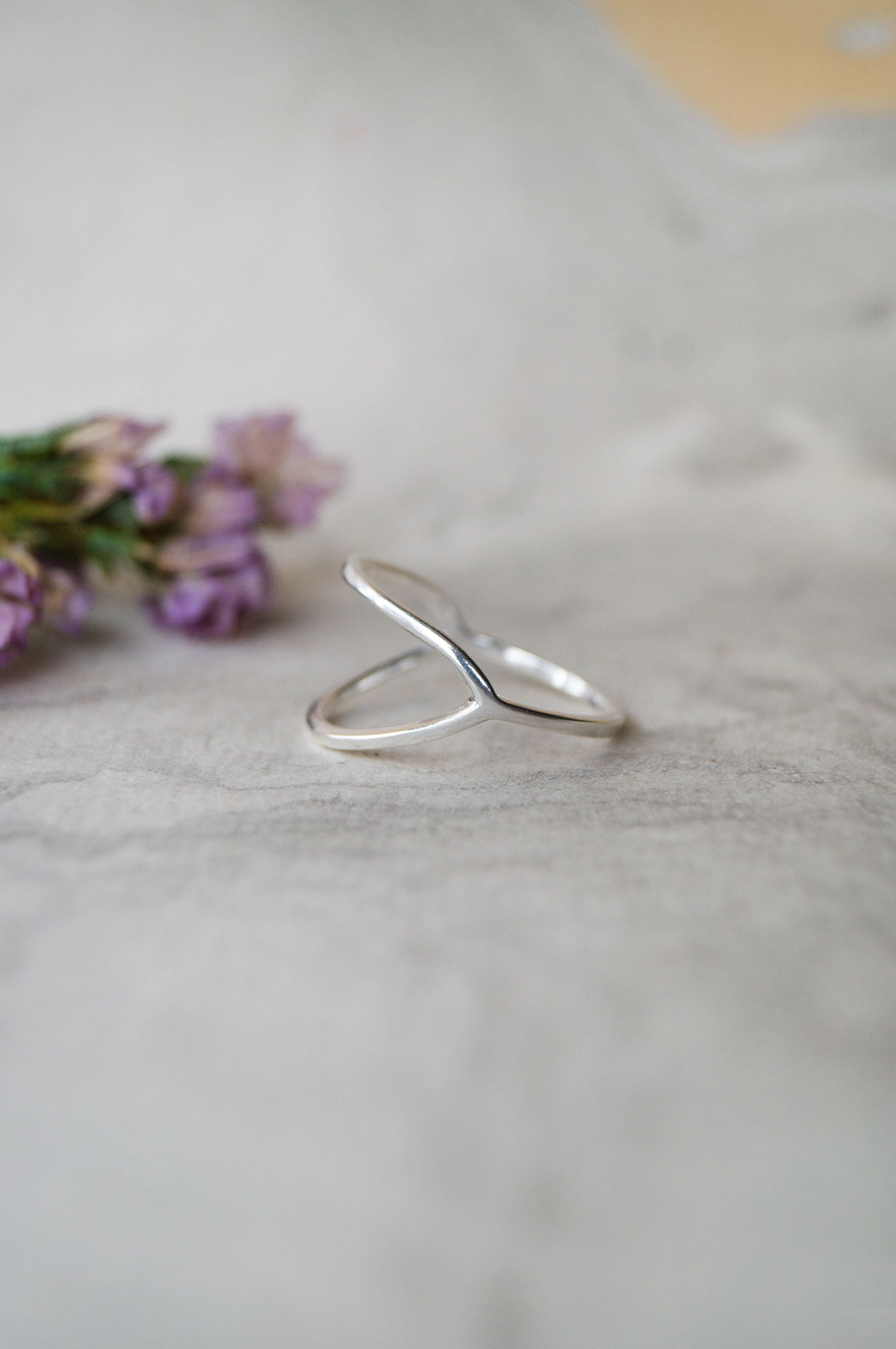 Loop Whole Sterling Silver Ring