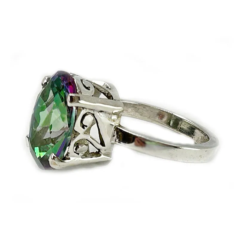 Lush Mystic Topaz Gemstone Ring