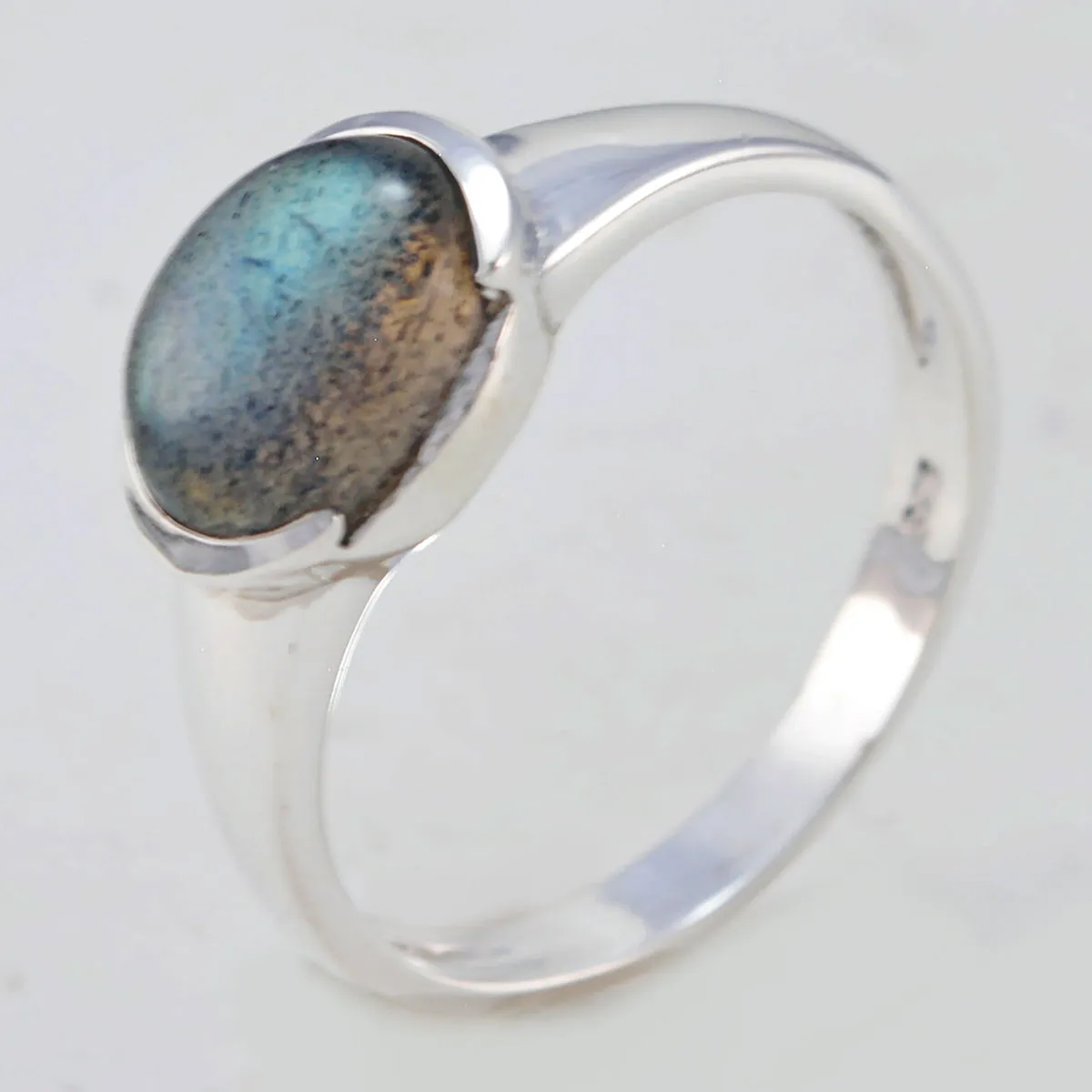 Marvelous Stone Labradorite 925 Sterling Silver Ring Phases Of The Moon