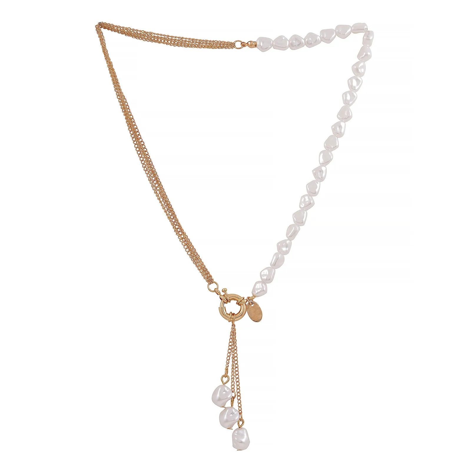 Naiads Gold Pearl Necklace