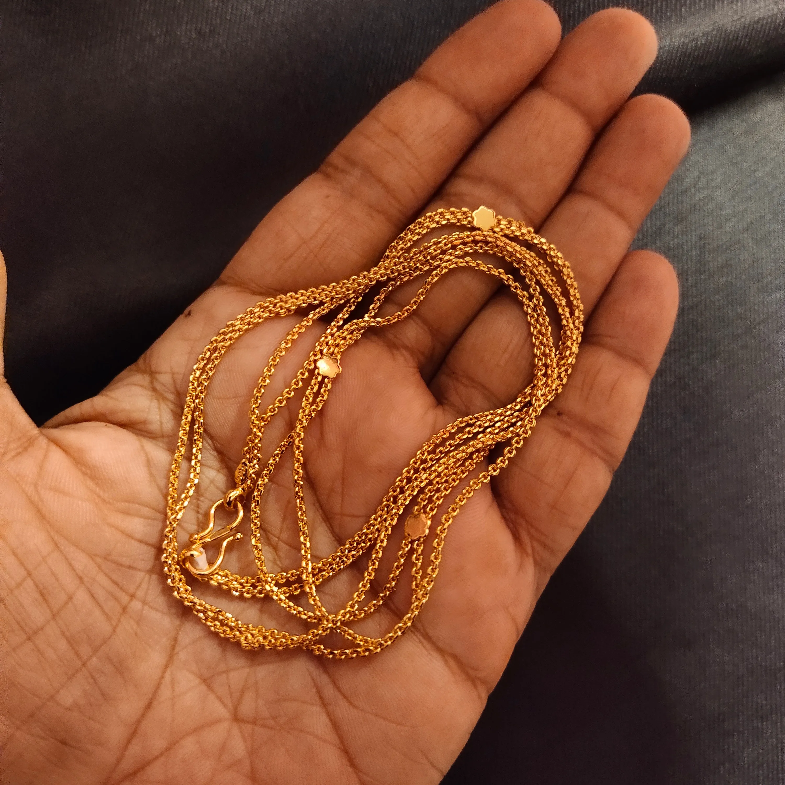 One Gram Gold Daily Wear Thali Chain By Asp Fashion Jewellery