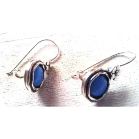 Opal Sterling silver earrings Israeli jewellery