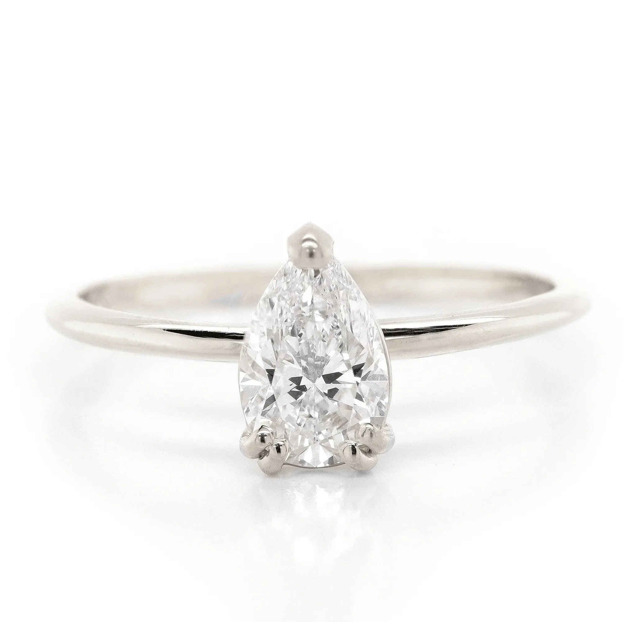 Pear Diamond Solitaire