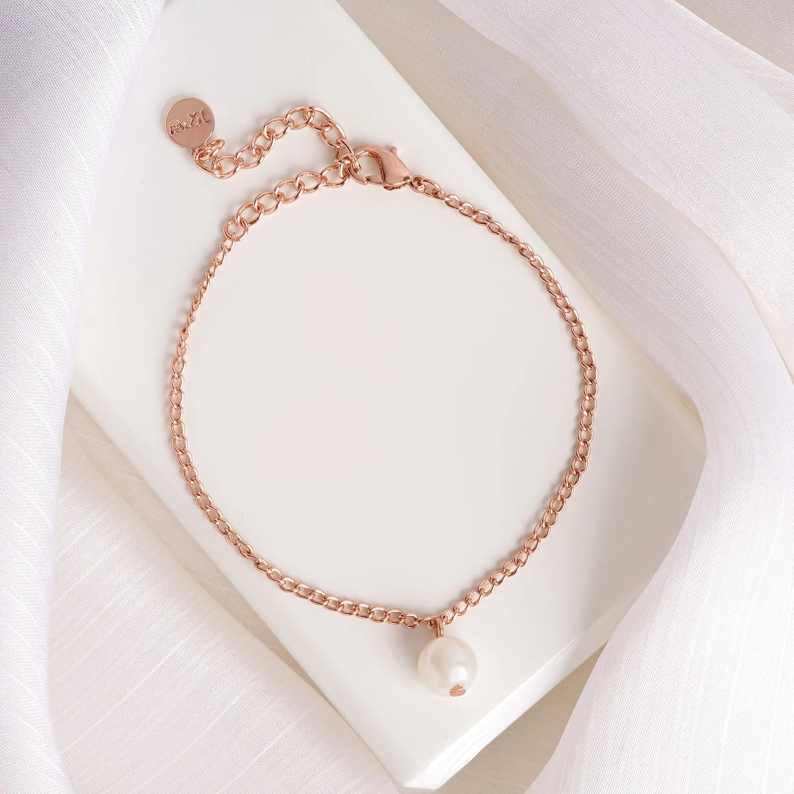 Pearlo Rosegold Bracelet Charm