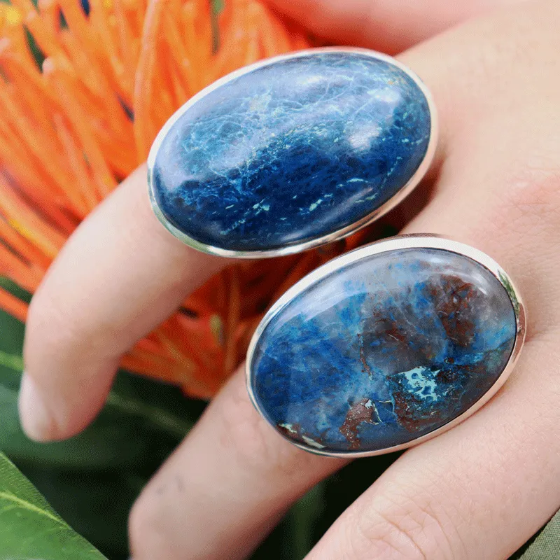 Percy Shattuckite Bohemian Silver Ring