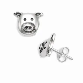 Pig Earrings. Wildlife Jewellery