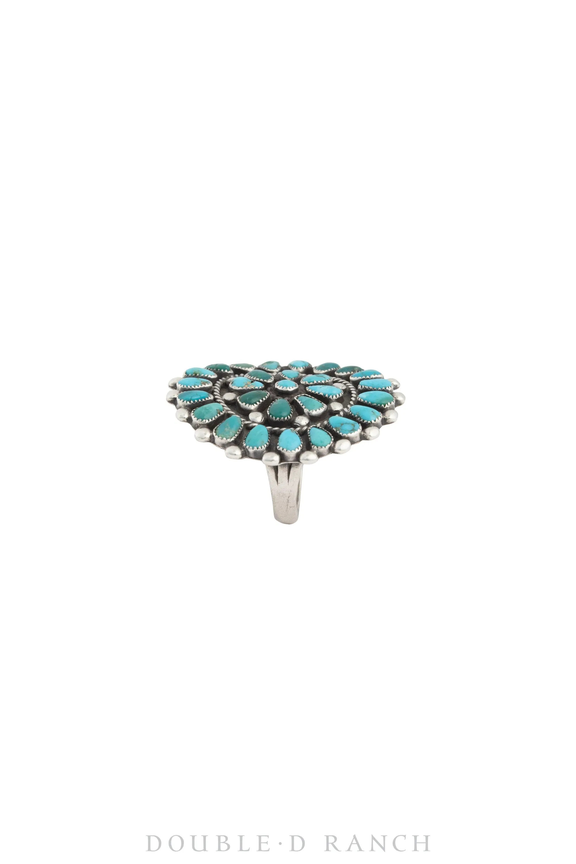 Ring, Cluster, Turquoise, Vintage ‘50s, 1371