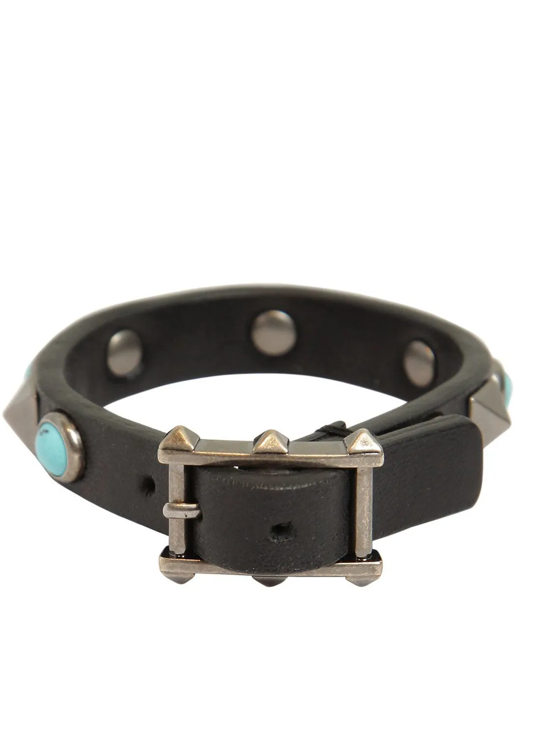 Rockstud Thin Bracelet, Rolling Silver