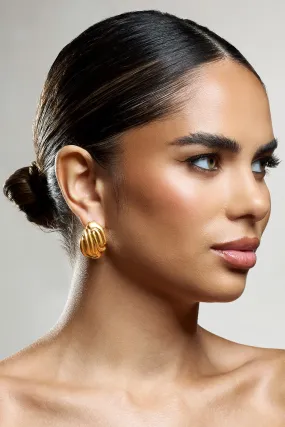 Safa | Gold Abstract Earrings