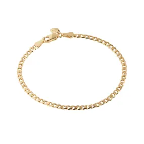 Saffi Bracelet Medium, Gold High Polished