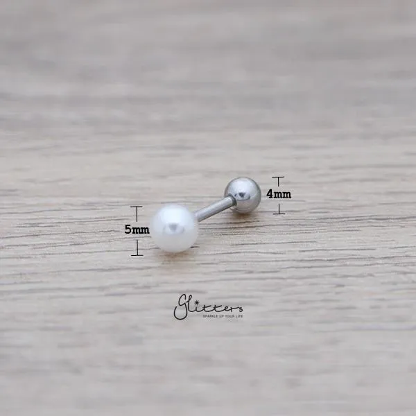 Shell Pearl Cartilage Tragus Piercing Earring