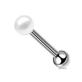 Shell Pearl Cartilage Tragus Piercing Earring