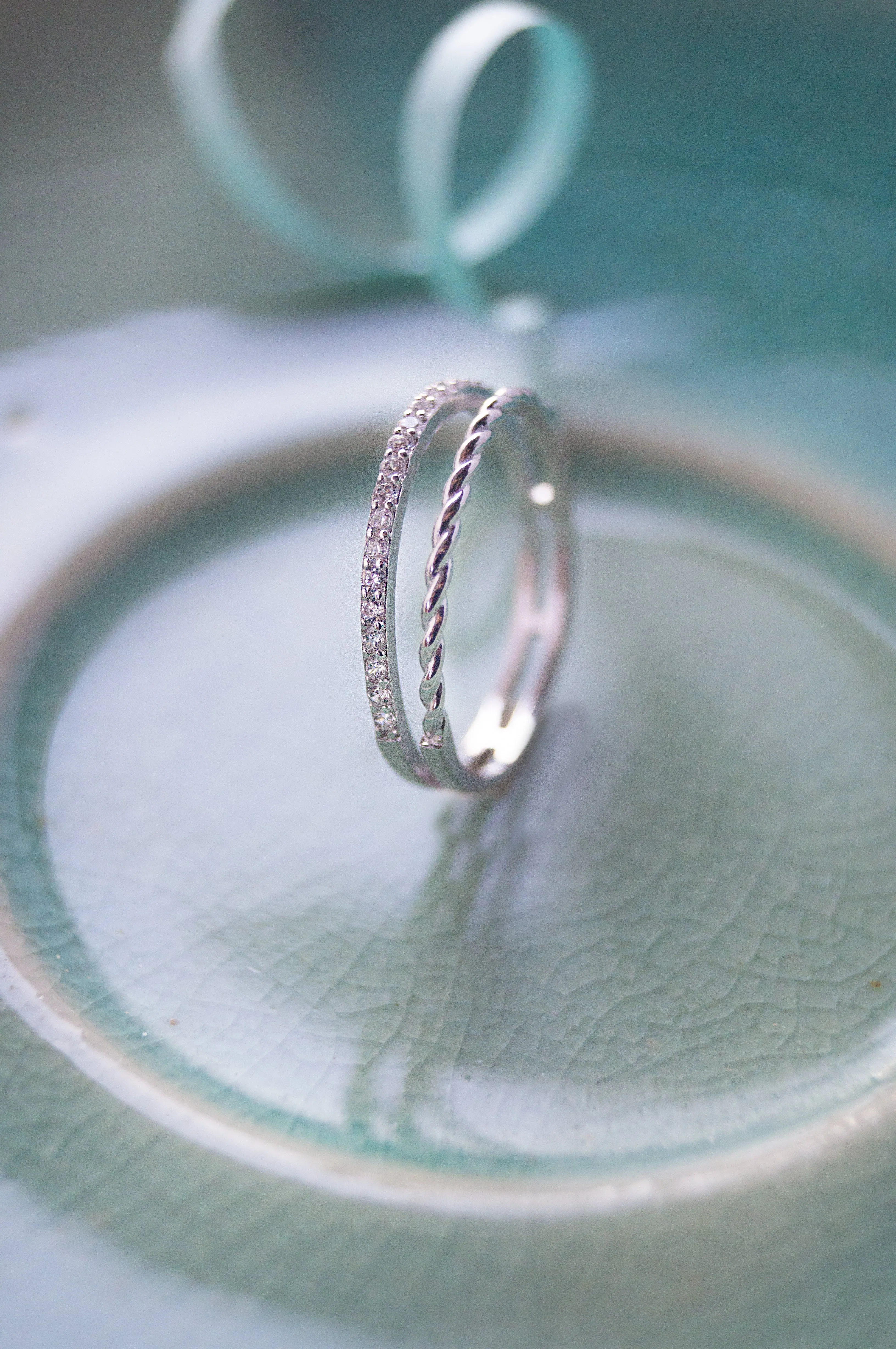 Sleek And Twisty Sterling Silver Ring