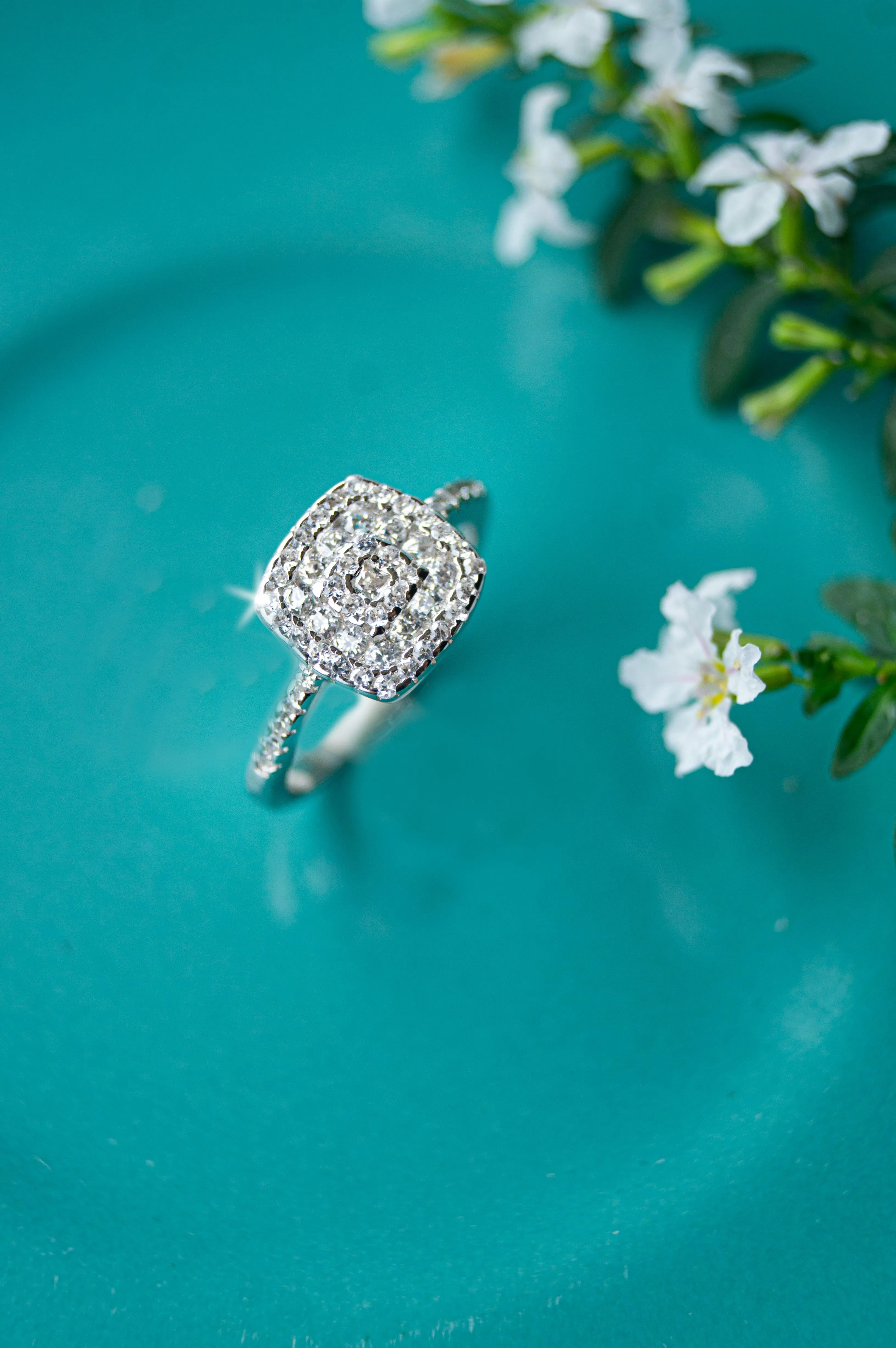 Square In Square Sterling Silver Ring