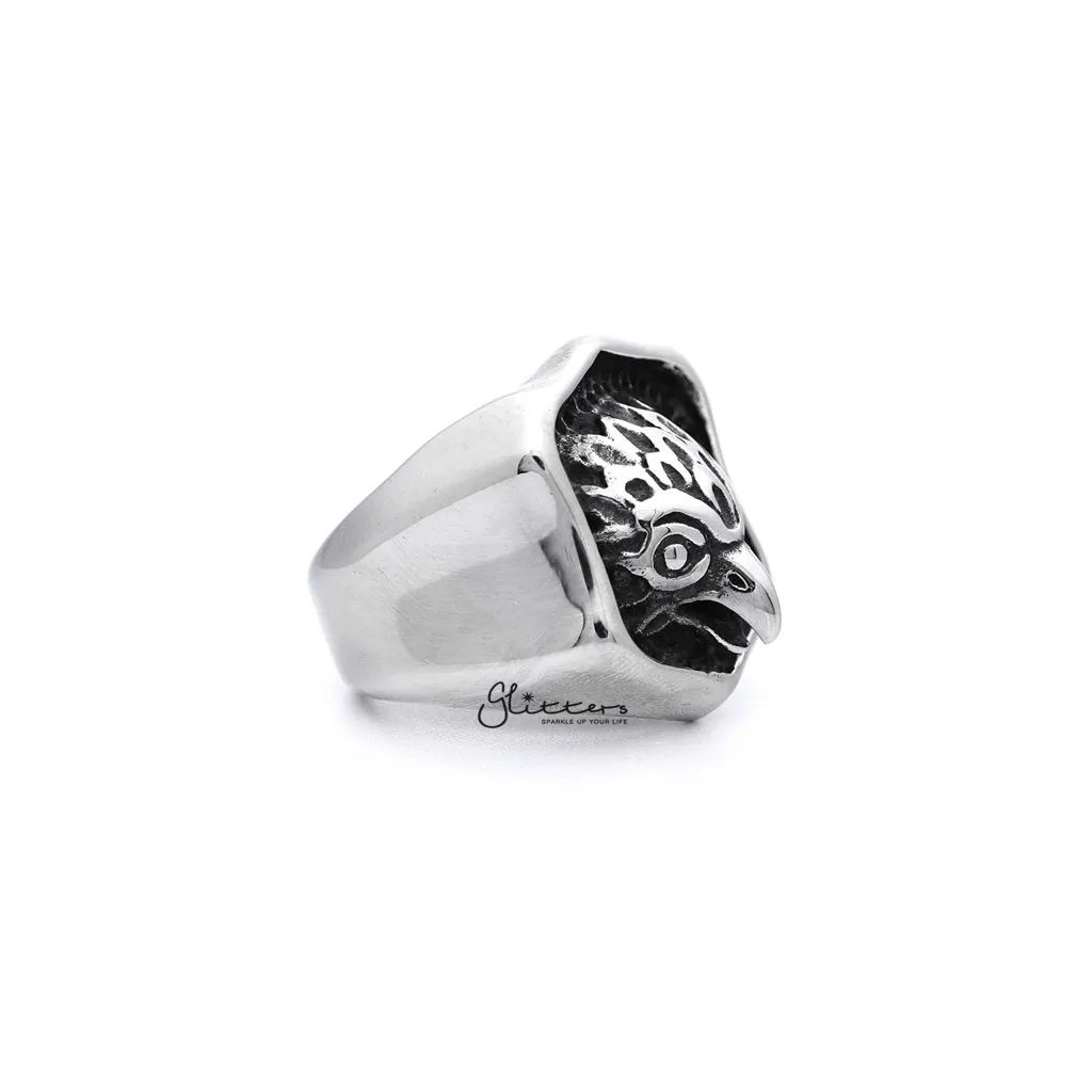 Stainless Steel Eagle Casting Men's Ring