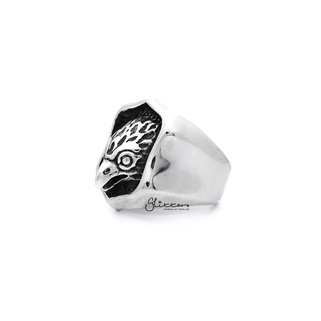 Stainless Steel Eagle Casting Men's Ring