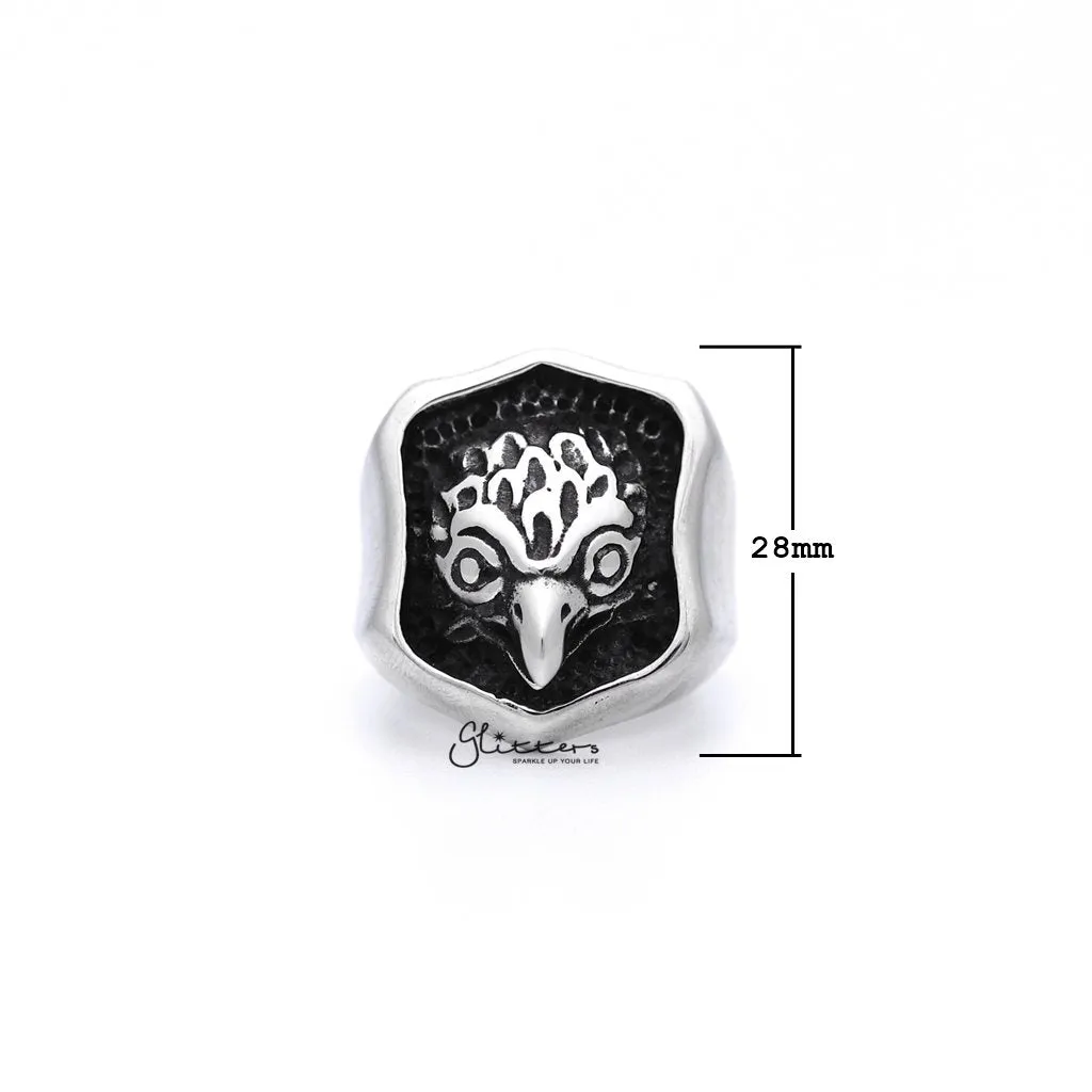 Stainless Steel Eagle Casting Men's Ring