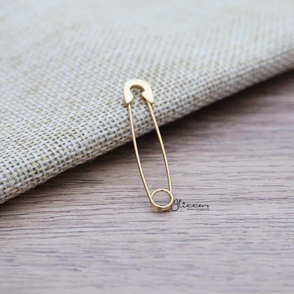 Stainless Steel Safety Pin Earrings