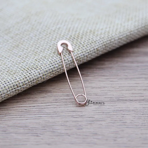 Stainless Steel Safety Pin Earrings