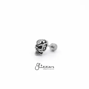 Stainless Steel Skull Fake Plug