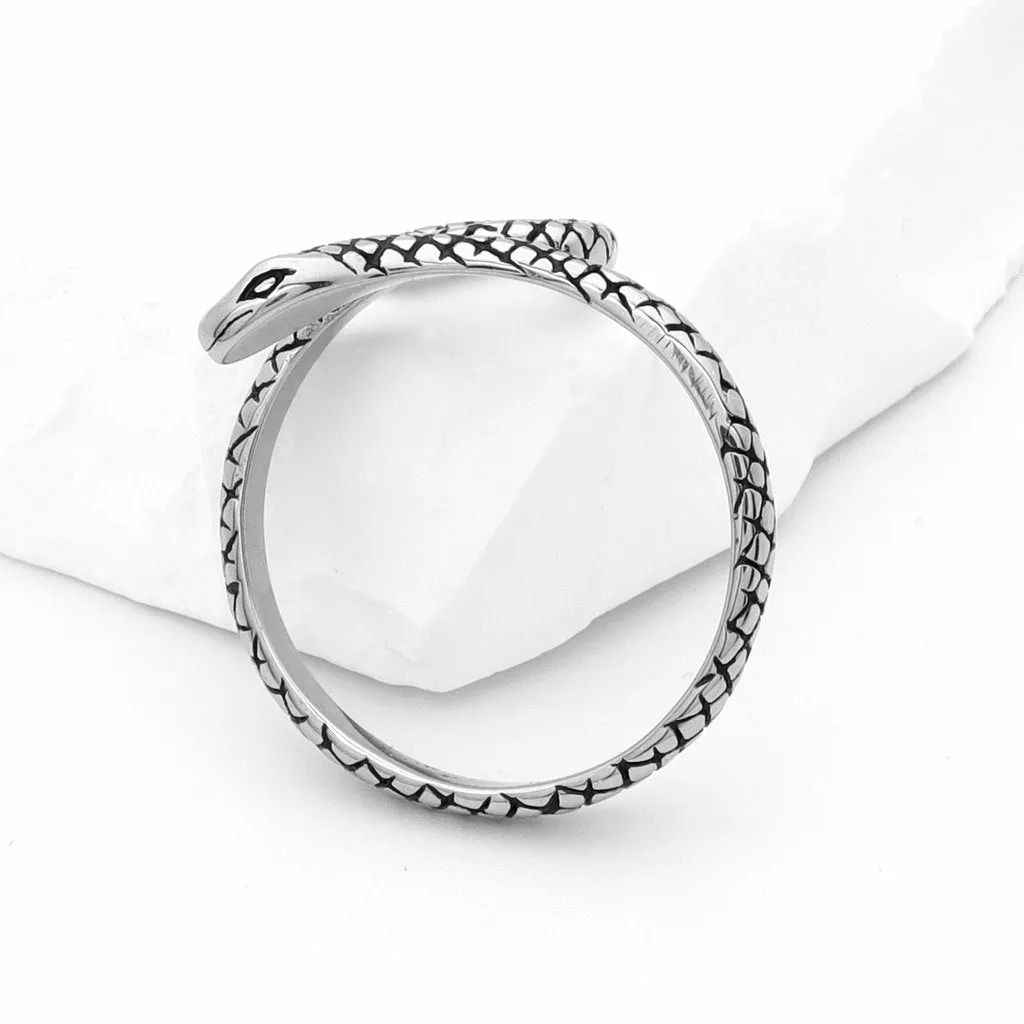 Stainless Steel Snake Ring