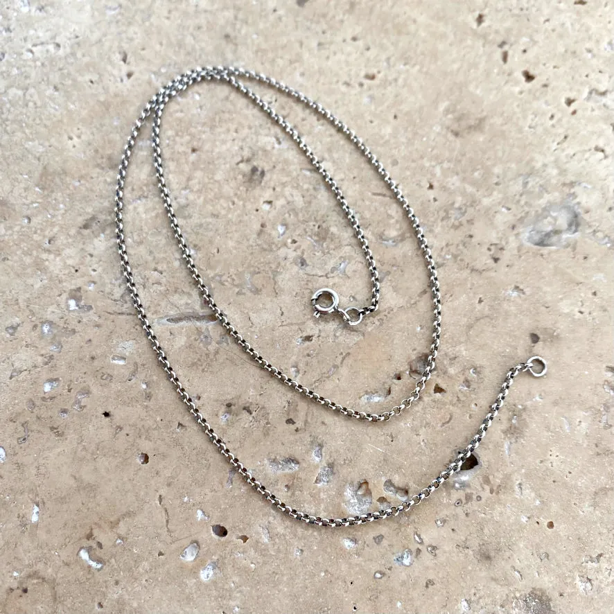 Sterling Silver Chain - Belcher 1.5mm