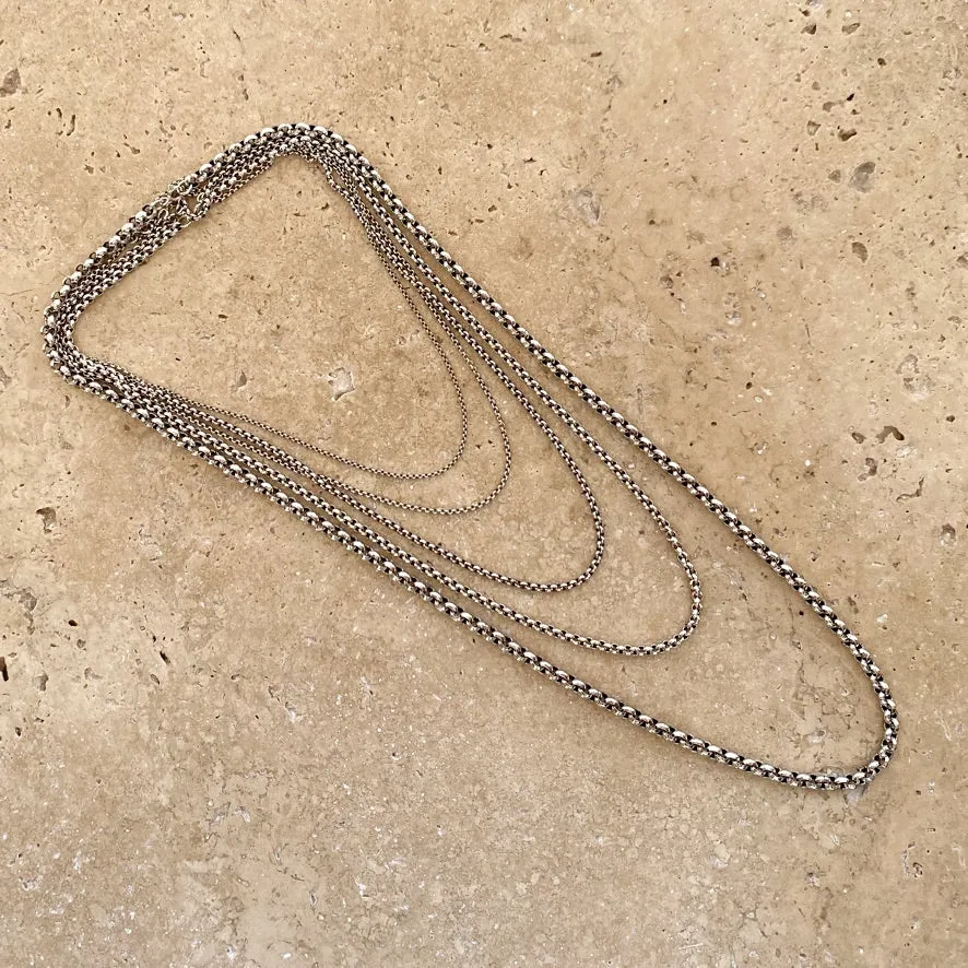 Sterling Silver Chain - Belcher 1.5mm