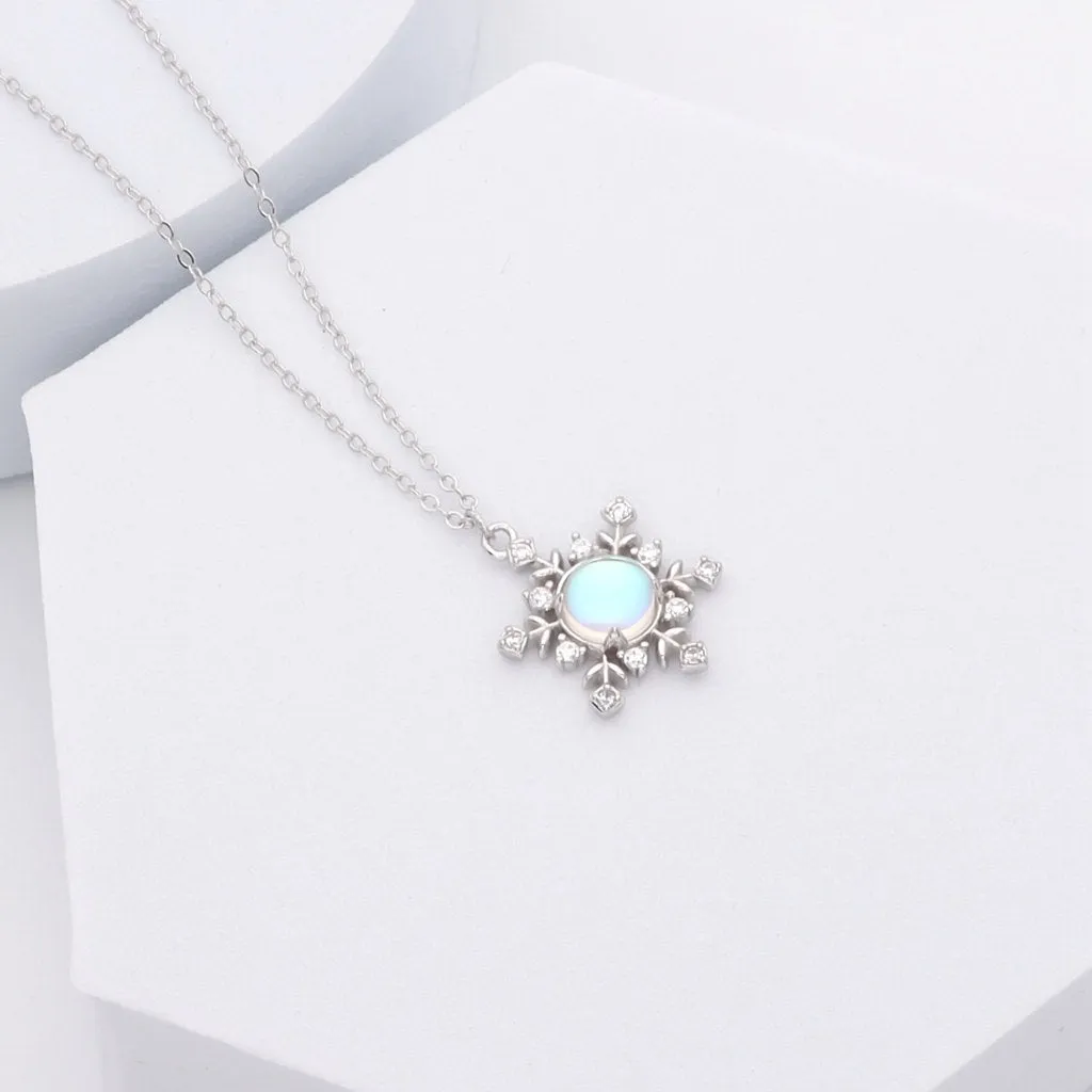 Sterling Silver Snowflake Necklace