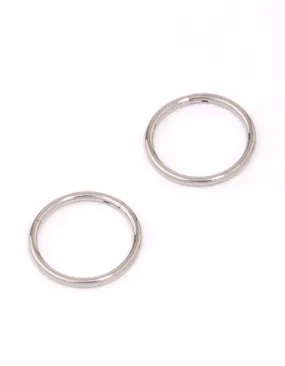 Titanium Sleeper Earrings 10mm