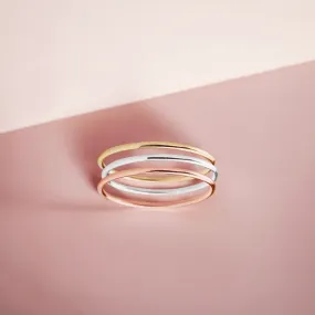 Trio of Smooth Stacking Rings