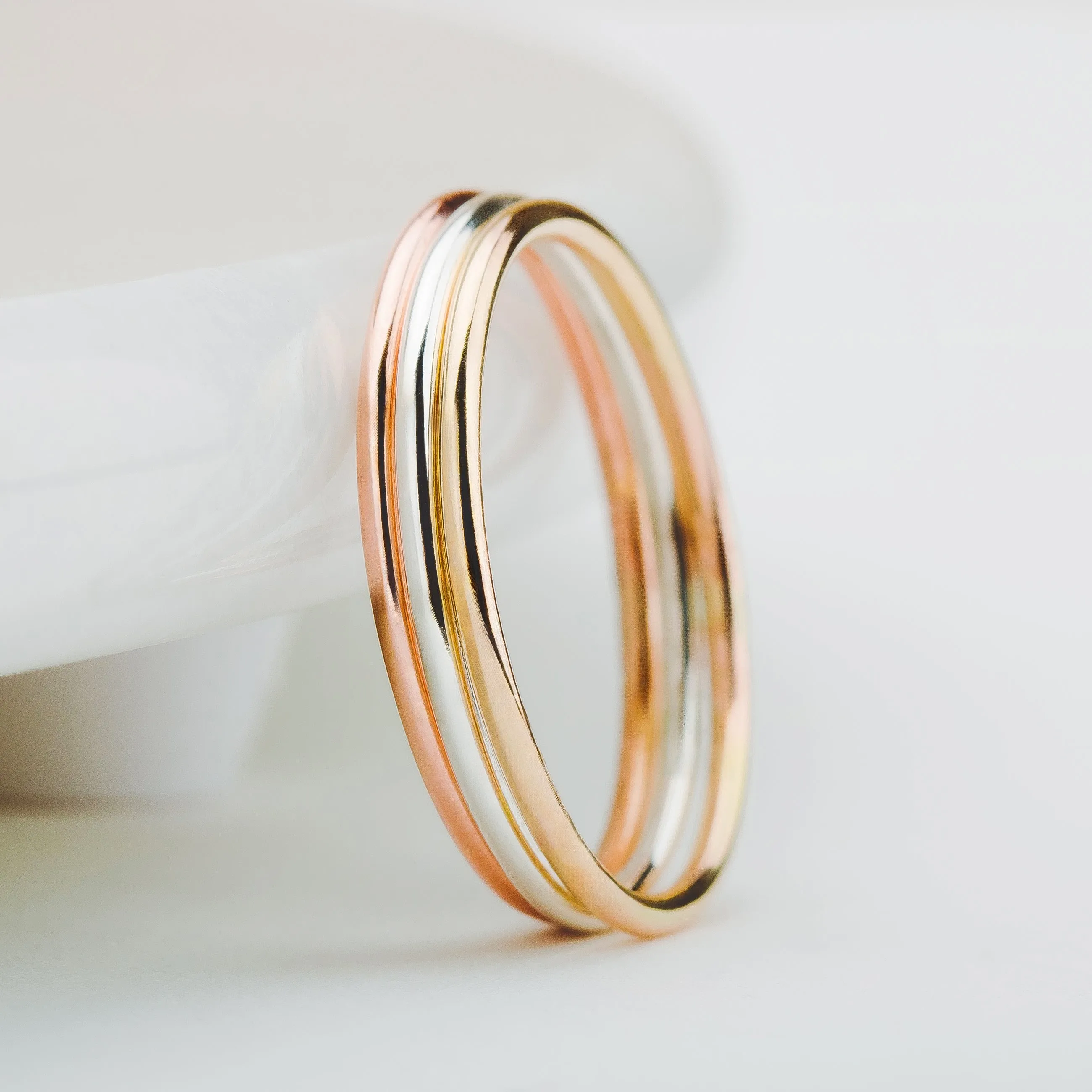 Trio of Smooth Stacking Rings