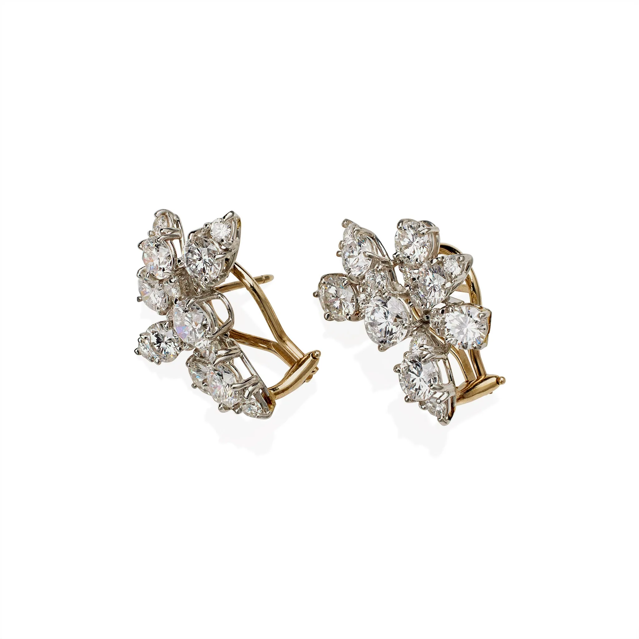 Van Cleef & Arpels 1960s Diamond Clip Earrings