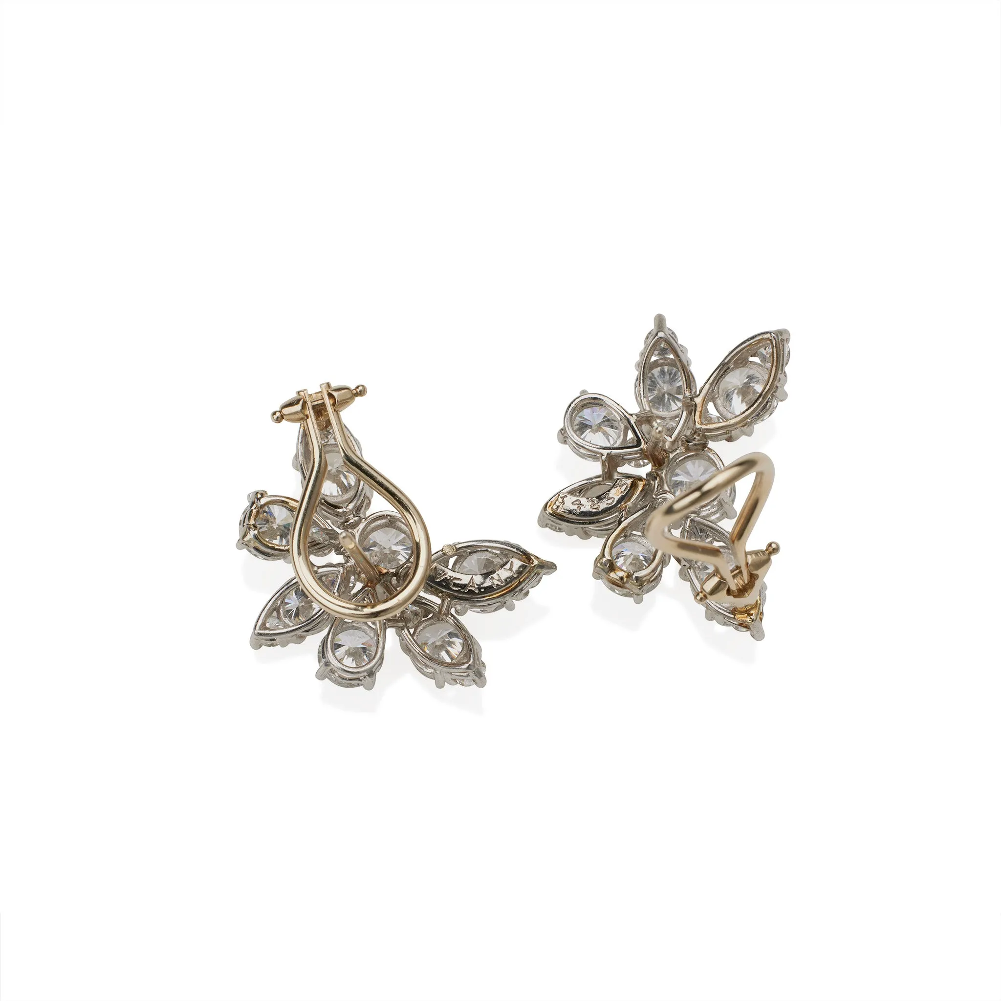 Van Cleef & Arpels 1960s Diamond Clip Earrings