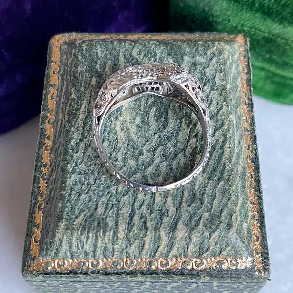 Vintage Filigree Diamond Ring