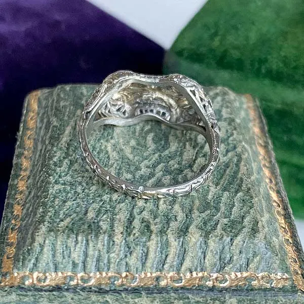 Vintage Filigree Diamond Ring