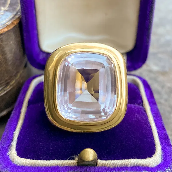 Vintage Rock Crystal Ring