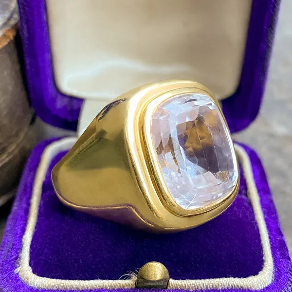 Vintage Rock Crystal Ring