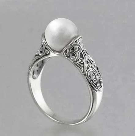 Vintage Simulated Pearl Rings