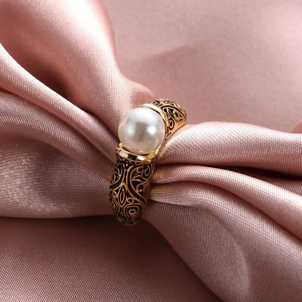 Vintage Simulated Pearl Rings